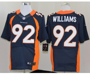 nike nfl jerseys denver broncos #92 williams blue[Elite][williams]