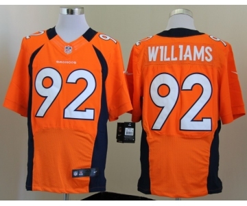 nike nfl jerseys denver broncos #92 williams orange[Elite][williams]