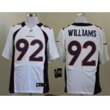 nike nfl jerseys denver broncos #92 williams white[Elite][williams]