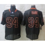 nike nfl jerseys denver broncos #94 ware black[Elite lights out]