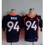 nike nfl jerseys denver broncos #94 ware blue[new Elite]