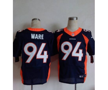 nike nfl jerseys denver broncos #94 ware blue[new Elite]