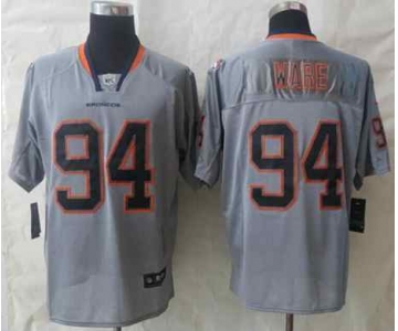 nike nfl jerseys denver broncos #94 ware grey[Elite lights out]