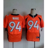 nike nfl jerseys denver broncos #94 ware orange[new Elite]