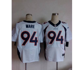 nike nfl jerseys denver broncos #94 ware white[new Elite]