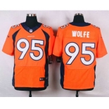 nike nfl jerseys denver broncos #95 wolfe orange[new Elite]