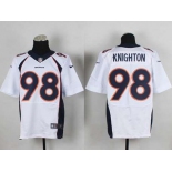 nike nfl jerseys denver broncos #98 knighton white[new Elite][knighton]