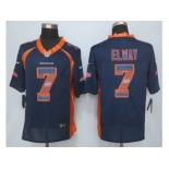 2015 new nike denver broncos #7 elway navy blue strobe jerseys[limited]