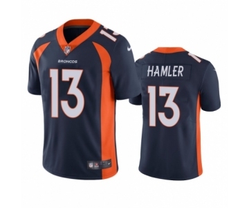 Denver Broncos #13 K.J. Hamler Navy Vapor Untouchable Limited Jersey