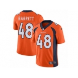 Men Nike Denver Broncos #48 Shaquil Barrett Orange Team Color Vapor Untouchable Limited Player NFL Jersey