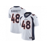 Men Nike Denver Broncos #48 Shaquil Barrett White Vapor Untouchable Limited Player NFL Jersey