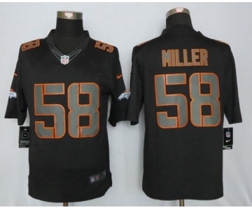 Men Nike Denver Broncos #58 Von Miller Impact Limited Black Jerseys