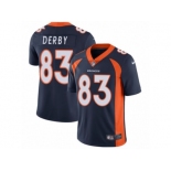 Men Nike Denver Broncos #83 A.J. Derby Navy Blue Alternate Vapor Untouchable Limited Player NFL Jersey