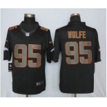 Men Nike Denver Broncos #95 Derek Wolfe Impact Limited Black Jerseys