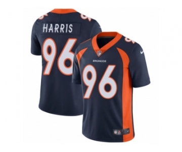 Men Nike Denver Broncos #96 Shelby Harris Navy Blue Alternate Vapor Untouchable Limited Player NFL Jersey