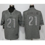 Men Nike Detroit Lions #21 Ameer Abdullah Stitched Gridiron Gray Limited Jersey