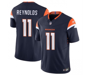 Men's Denver Broncos #11 Josh Reynolds Navy 2024 F.U.S.E. Alternate Vapor Limited Football Stitched Jersey