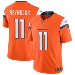 Men's Denver Broncos #11 Josh Reynolds Orange 2024 F.U.S.E. Vapor Limited Football Stitched Jersey