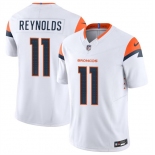 Men's Denver Broncos #11 Josh Reynolds White 2024 F.U.S.E. Vapor Limited Football Stitched Jersey