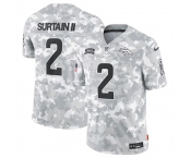 Men's Denver Broncos #2 Patrick Surtain II 2024 Arctic Camo Salute To Service Limited Stitched Football Jersey