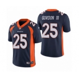 Men's Denver Broncos #25 Melvin Gordon III Navy Vapor Untouchable Limited Stitched Football Jersey