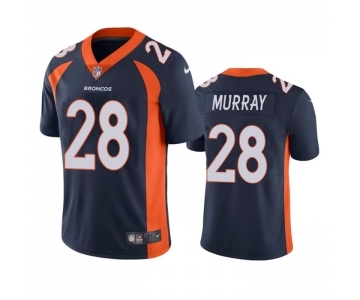 Men's Denver Broncos #28 Latavius Murray Navy Vapor Untouchable Stitched Jersey