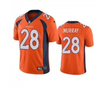 Men's Denver Broncos #28 Latavius Murray Orange Vapor Untouchable Stitched Jersey