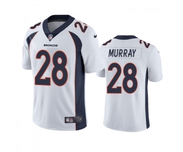 Men's Denver Broncos #28 Latavius Murray White Vapor Untouchable Stitched Jersey