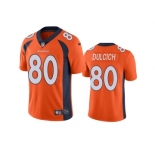 Men's Denver Broncos #80 Greg Dulcich Oraange Vapor Untouchable Stitched Jersey