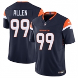 Men's Denver Broncos #99 Zach Allen Navy 2024 F.U.S.E. Alternate Vapor Limited Football Stitched Jersey