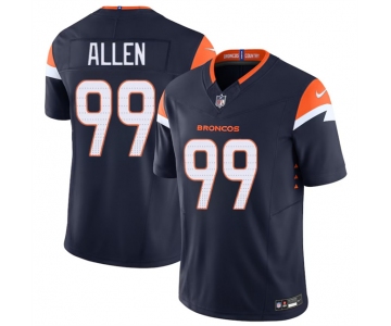 Men's Denver Broncos #99 Zach Allen Navy 2024 F.U.S.E. Alternate Vapor Limited Football Stitched Jersey