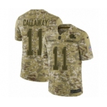 Men's Nike Cleveland Browns #11 Antonio Callaway Limited Camo 2018 Salute to Service NFL Jersey