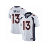 Men's Nike Denver Broncos #13 Trevor Siemian Vapor Untouchable Limited White NFL Jersey