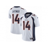 Men's Nike Denver Broncos #14 Cody Latimer Vapor Untouchable Limited White NFL Jersey