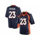 Men's Nike Denver Broncos #23 Devontae Booker Limited Navy Blue Alternate NFL Jersey