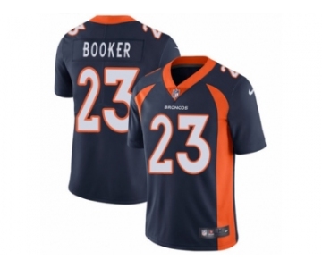 Men's Nike Denver Broncos #23 Devontae Booker Vapor Untouchable Limited Navy Blue Alternate NFL Jersey