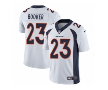 Men's Nike Denver Broncos #23 Devontae Booker Vapor Untouchable Limited White NFL Jersey