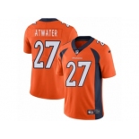 Men's Nike Denver Broncos #27 Steve Atwater Vapor Untouchable Limited Orange Team Color NFL Jersey