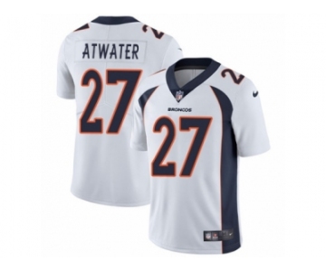 Men's Nike Denver Broncos #27 Steve Atwater Vapor Untouchable Limited White NFL Jersey