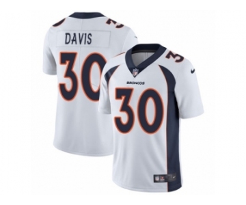 Men's Nike Denver Broncos #30 Terrell Davis Vapor Untouchable Limited White NFL Jersey