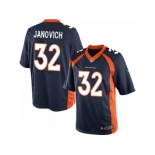 Men's Nike Denver Broncos #32 Andy Janovich Limited Navy Blue Alternate NFL Jersey