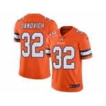 Men's Nike Denver Broncos #32 Andy Janovich Limited Orange Rush NFL Jersey