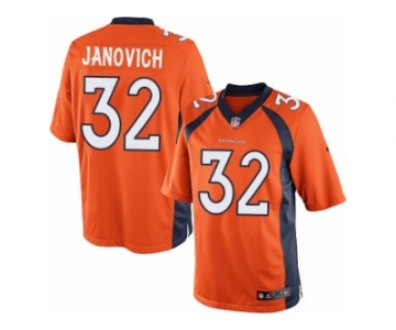 Men's Nike Denver Broncos #32 Andy Janovich Limited Orange Team Color NFL Jersey