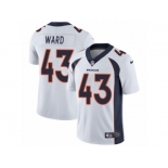 Men's Nike Denver Broncos #43 T.J. Ward Vapor Untouchable Limited White NFL Jersey