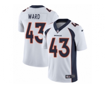 Men's Nike Denver Broncos #43 T.J. Ward Vapor Untouchable Limited White NFL Jersey