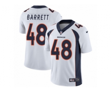 Men's Nike Denver Broncos #48 Shaquil Barrett Vapor Untouchable Limited White NFL Jersey