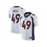 Men's Nike Denver Broncos #49 Dennis Smith Vapor Untouchable Limited White NFL Jersey