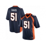 Men's Nike Denver Broncos #51 Todd Davis Limited Navy Blue Alternate NFL Jersey