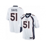 Men's Nike Denver Broncos #51 Todd Davis Limited White NFL Jersey