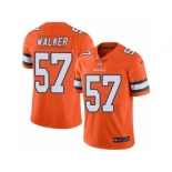 Men's Nike Denver Broncos #57 Demarcus Walker Limited Orange Rush NFL Jersey